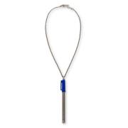 Fijne Ketting Statement Hanger Sieraden Moschino , Blue , Dames