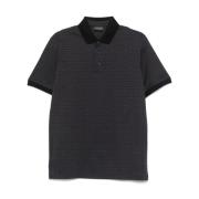 Zwarte T-shirts en Polo's met korte mouwen Emporio Armani , Black , He...