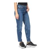 Blauwe relaxed fit jeans met zakken Guess , Blue , Dames