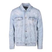 Denim jas met knoopsluiting Dondup , Blue , Heren