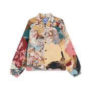 Beige Klassieke Kraag Kinderkleding KidSuper Studios , Multicolor , He...