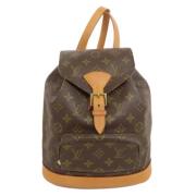 Pre-owned Canvas backpacks Louis Vuitton Vintage , Brown , Dames