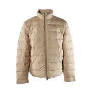 Beige Herenjas Microfiber Woolrich , Beige , Heren