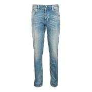 Ritchie Knoopsluiting Jeans Dondup , Blue , Heren