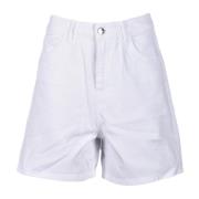 Bermuda Shorts van katoen Hinnominate , White , Dames