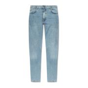 Jeans met toelopende pijpen Theory , Blue , Heren