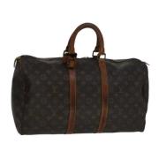 Pre-owned Canvas travel-bags Louis Vuitton Vintage , Brown , Dames