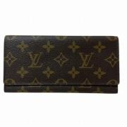 Pre-owned Canvas wallets Louis Vuitton Vintage , Brown , Unisex