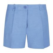 Denim Zomer Shorts voor Vrouwen P.a.r.o.s.h. , Blue , Dames