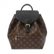 Pre-owned Fabric backpacks Louis Vuitton Vintage , Brown , Dames