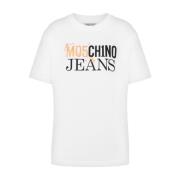 Stijlvolle T-shirts en Polos Collectie Moschino , White , Dames