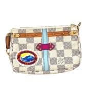 Pre-owned Cotton louis-vuitton-bags Louis Vuitton Vintage , White , Da...