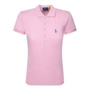 Roze Piquet Polo Shirt Polo Ralph Lauren , Pink , Dames