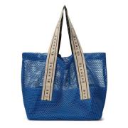 Veelzijdige Tote Logo Tas Blanche , Blue , Dames