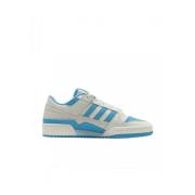 Lage leren sneakers met craquelé-effect Adidas Originals , White , Her...