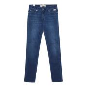 Denim Broek Elite Zacht Elastisch Roy Roger's , Blue , Heren