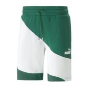 Power Cat Short Voetbalshorts Puma , Green , Heren