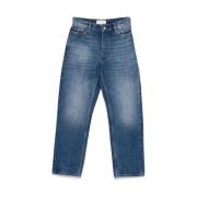 Indigo Blauw Klassieke Vijf Zak Jeans Studio Nicholson , Blue , Dames