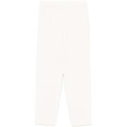 Beige Broek met Verborgen Sluiting Brunello Cucinelli , Beige , Dames