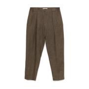 Walnootbruine Elastische Taillebroek Briglia , Brown , Heren