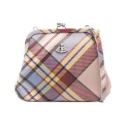 Beige Kiss-Lock Handtas met Orb-detail Vivienne Westwood , Multicolor ...