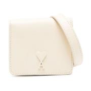 Tonal ADC Strap Cardholder Ami Paris , Beige , Dames