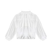 Blouse met gerimpelde halslijn en lange mouwen Isabel Marant Étoile , ...