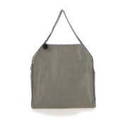 Grijze Ecoleather Handtas met Diamantachtige Ketting Stella McCartney ...