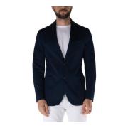 Piquet Single-Breasted Jas Circolo 1901 , Blue , Heren