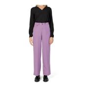 Paarse Moderne Wijde Broek Street One , Purple , Dames