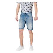 Stijlvolle katoenen shorts met ritssluiting zakken Antony Morato , Blu...