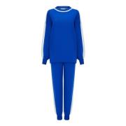 CG Gebreide Jogger set - Blauw Cesare Gaspari , Blue , Dames