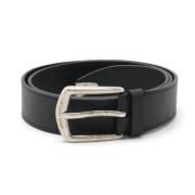 Pre-owned Leather belts Louis Vuitton Vintage , Black , Dames