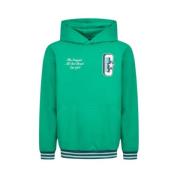 Groene Varsity Hoodie Katoenen Sweatshirt Converse , Green , Heren