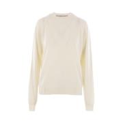 Merino wollen pullover trui Meta Campania Collective , White , Dames