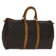 Pre-owned Canvas travel-bags Louis Vuitton Vintage , Brown , Dames