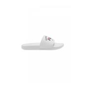 Zwarte rubberen sandalen Fila , White , Heren