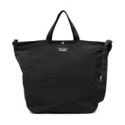 Stijlvolle Heren Tote Tas Comme des Garçons , Black , Heren