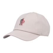 Geborduurd Logo Baseball Cap Moncler , Beige , Heren