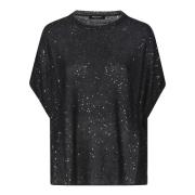 Casual Gebreide Pullover Sweater Fabiana Filippi , Black , Dames