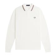 Witte Twin Tipped Polo Shirt Fred Perry , White , Heren