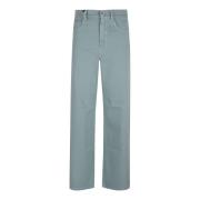 Groene Cropped Jeans Damesbroek Max Mara Weekend , Blue , Dames