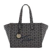 Charm Jacquard Monogram Tas met Verstelbare Band Emporio Armani , Mult...