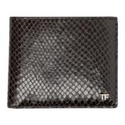 Python Print Bifold Portemonnees en Kaarthouders Tom Ford , Black , He...