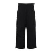 Zwarte Katoenen Broek Stijlvol Comfort 032c , Black , Heren