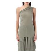 Asymmetrische Halslijn Celadon Topkleding Ss25 Rick Owens , Green , Da...