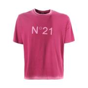 T-Shirts N21 , Pink , Heren