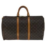 Pre-owned Canvas travel-bags Louis Vuitton Vintage , Brown , Unisex