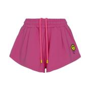 Katoenen Bermuda Shorts Barrow , Pink , Dames