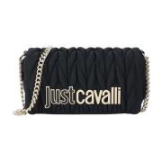 Zwarte Gewatteerde Schoudertas voor Vrouwen Just Cavalli , Black , Dam...